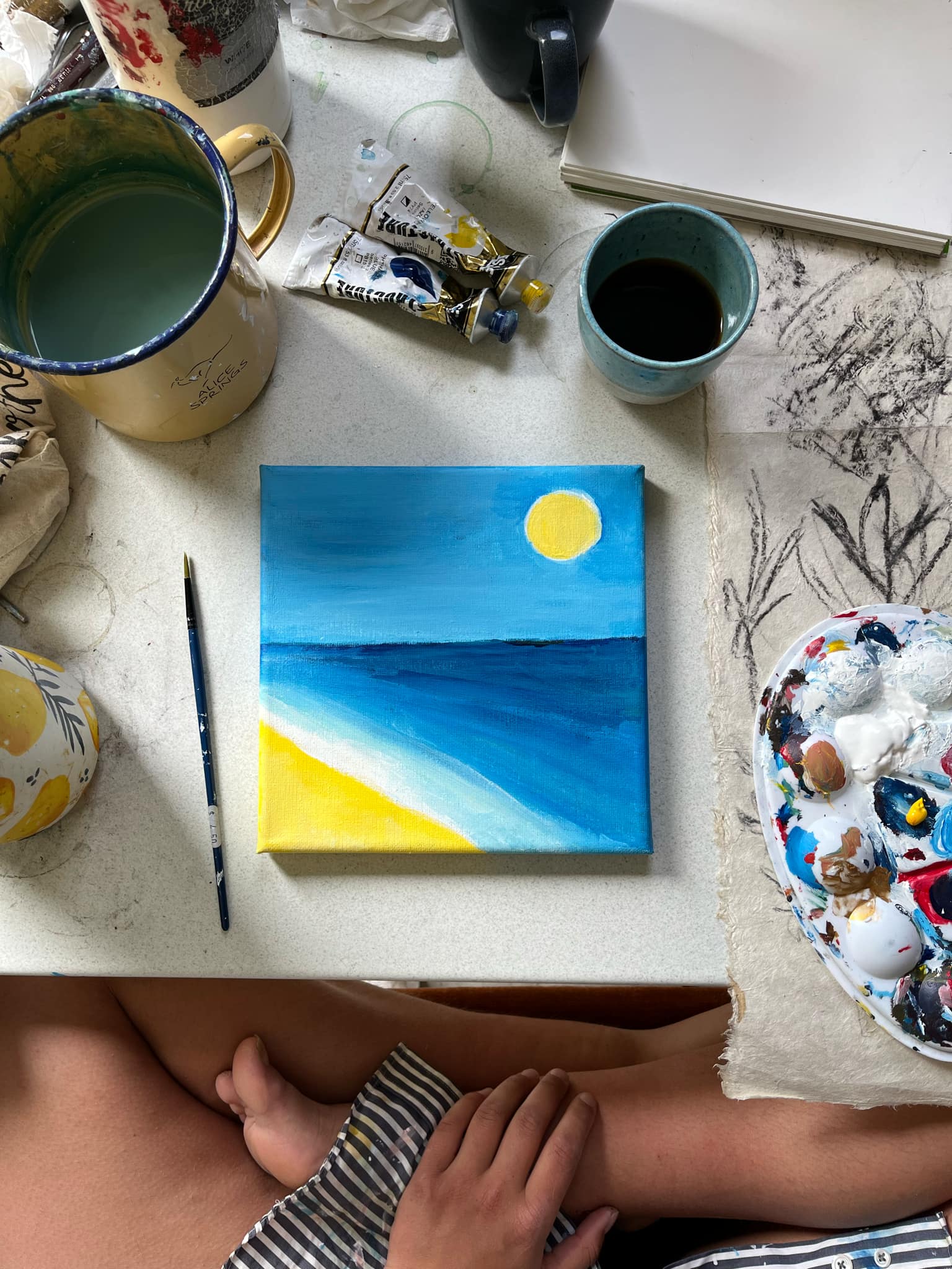 Beach painting